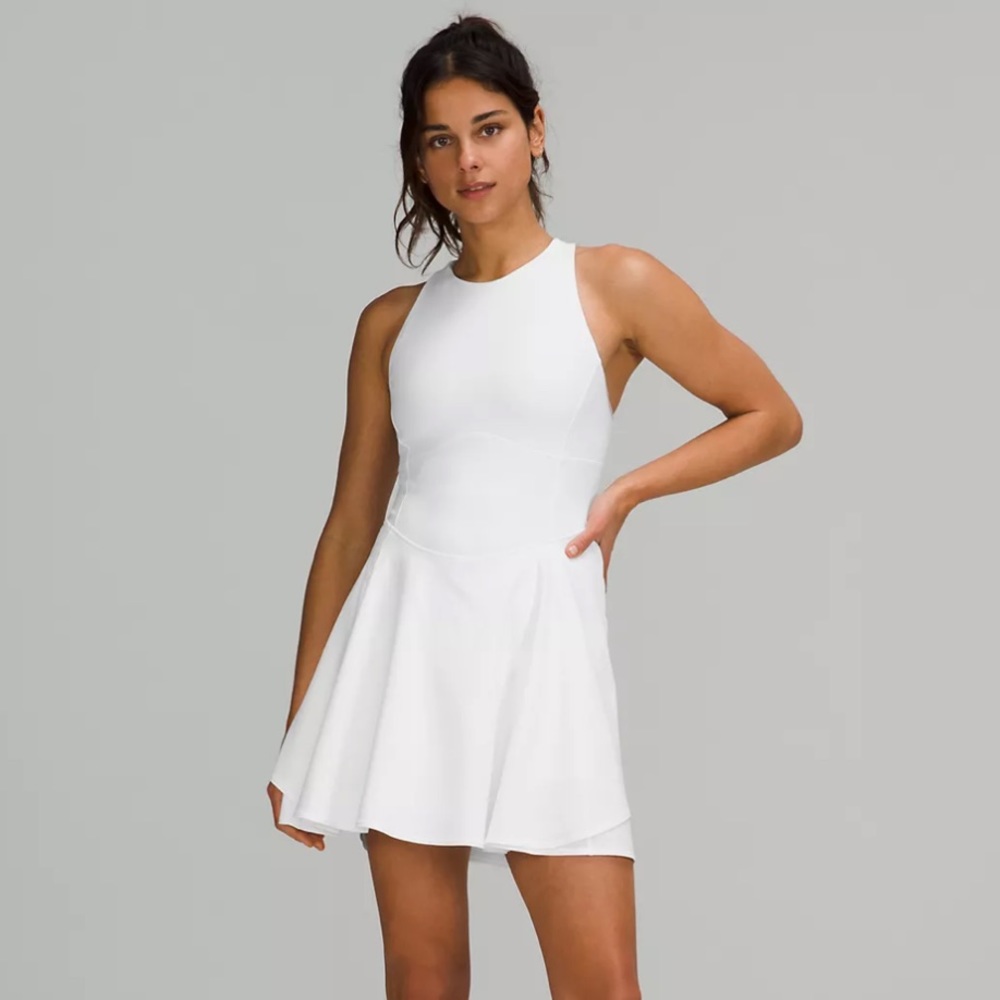 NWT Lululemon Court Crush Dress White $138- Size 4